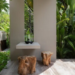 Terrace of The Luxury Lodge Suites at The Lombok Lodge Boutique Hotel