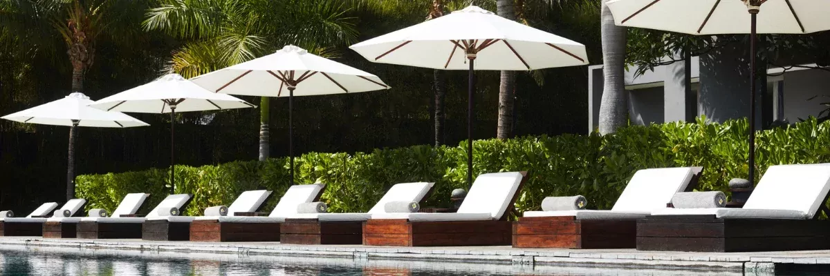 Lombok 5 Nights 6 Days itinerary by the pool at The Lombok Lodge