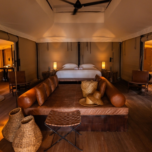 Luxury Accommodation at Gili Islands - Luxury Tented Beach Villa