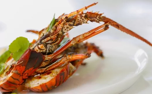 exceptional island cuisine at the Lombok Lodge, and Fresh Lombok Lobster